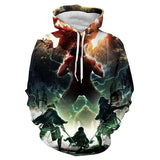Attack On Titan 3D Printed Hooded Sweatshirt