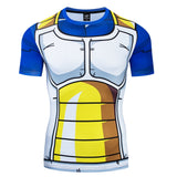 Dragon Ball Z - VEGETA Short Sleeve Compression T Shirt - AnimePond