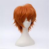 Short Orange Curly Cosplay Wig - High Temperature Fiber - AnimePond