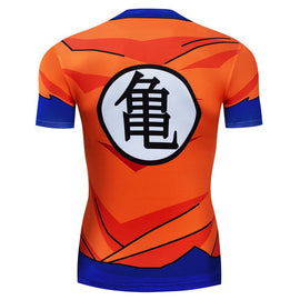 Dragon Ball Z - Goku Short Sleeve Compression T Shirt - AnimePond