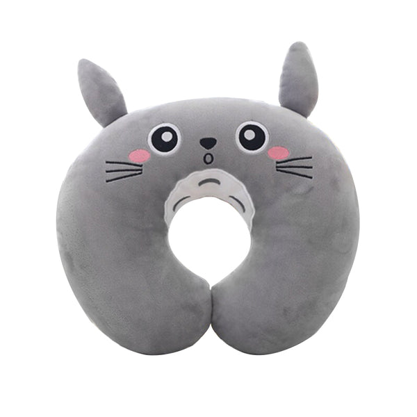 Totoro Pillow Set - Travel Neck Pillow + Office Waist Pillow - AnimePond