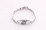Naruto Bracelet Konoha Symbol Plated Silver - AnimePond
