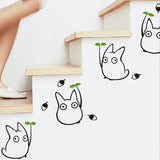 Totoro Leaf Umbrella Wall Decals - AnimePond