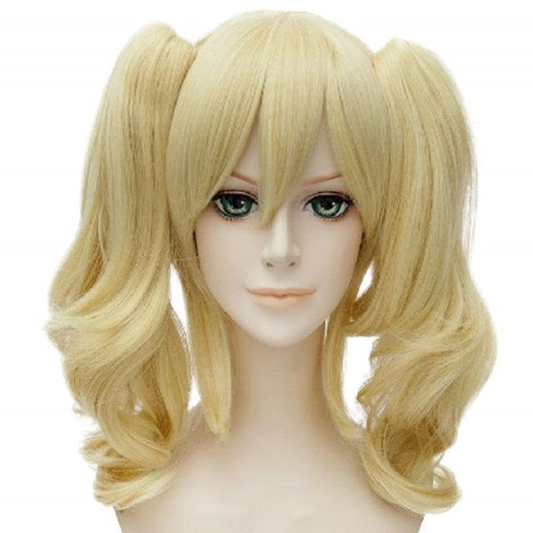 Medium Length Blond Cosplay Wig - Ponytails - AnimePond