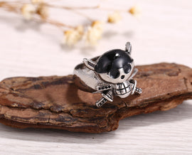 One Piece Roronoa Zoro Ring - Three Sworded Skull - AnimePond