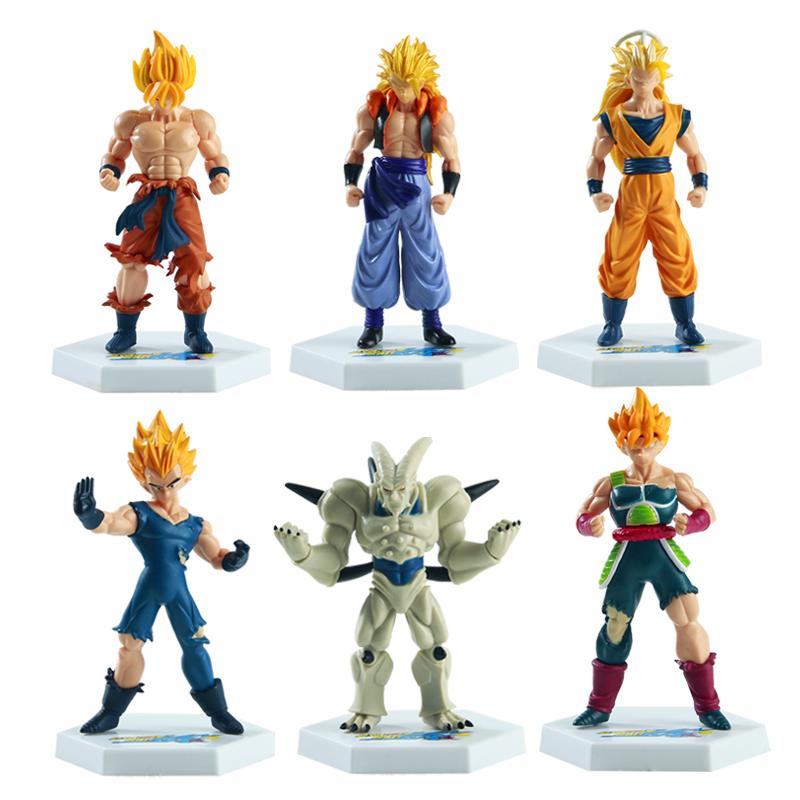 Dragon Ball Z Super Saiyan Action Figure 6 Pcs/Set – AnimePond